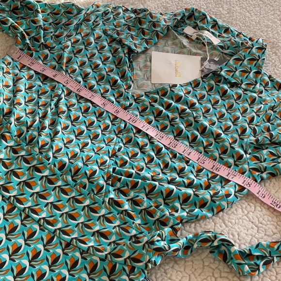 Shelby printed WAIST TIE SILK JUMPSUIT DIANE VON FURSTENBERG - Picture 10 of 12